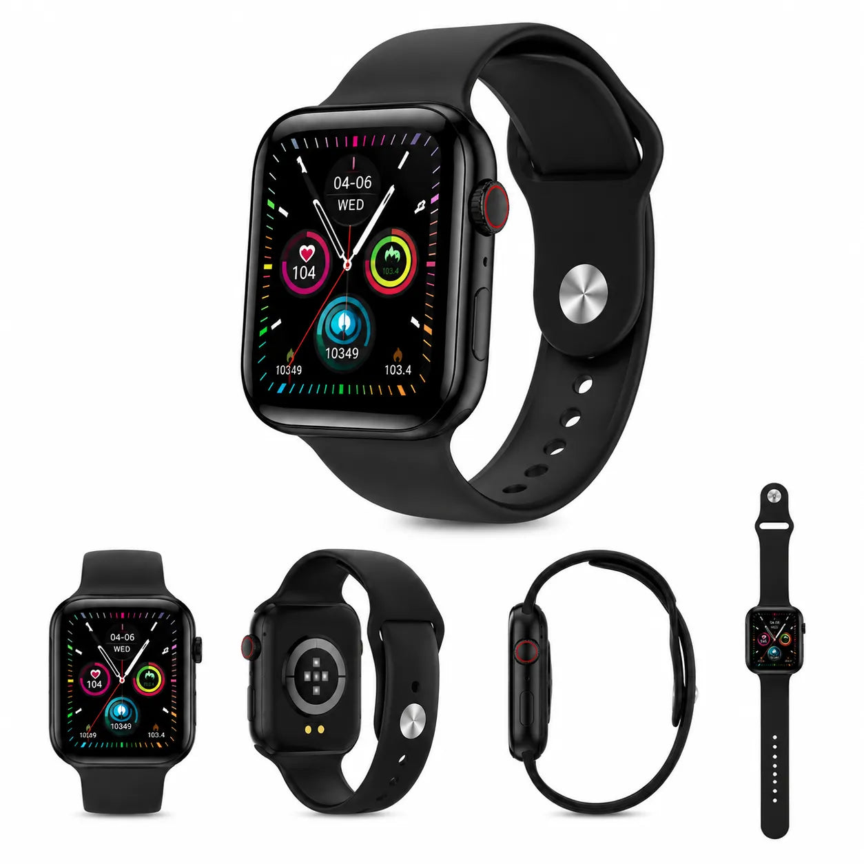 Smartwatch K10 con SIM – Display Touch HD, Chiamate, Monitor Salute e Fitness Tracker