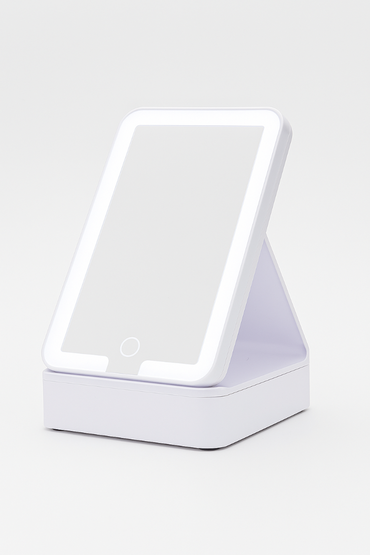 Specchio Trucco con LED Touch– Specchio Make-up Regolabile da Tavolo con Luce Bianca