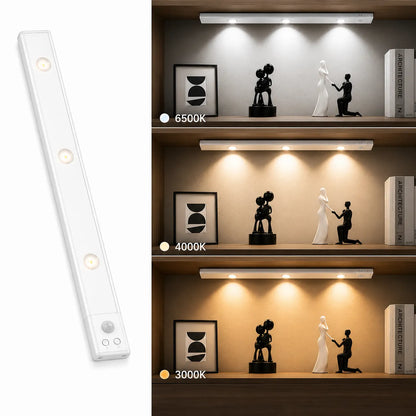 Luce LED Sottopensile 40 cm Ricaricabile con Sensore di Movimento