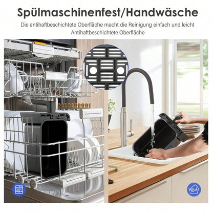 Friggitrice Tobi ad Aria Dual Zone 15L – Doppio Cestelli Indipendenti | 2400W, Touch LED, 8 Programmi, Finestra Visiva