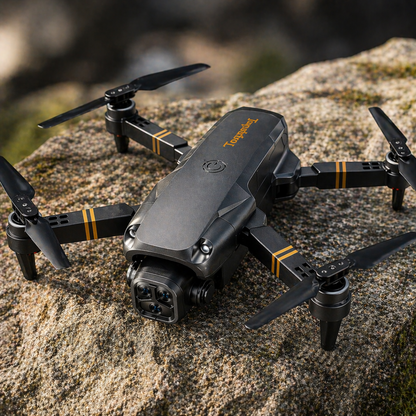 Drone S16 Pieghevole con Telecamera HD – Controllo Smartphone WiFi | Mini Drone 4K 1080p con Modalità Headless