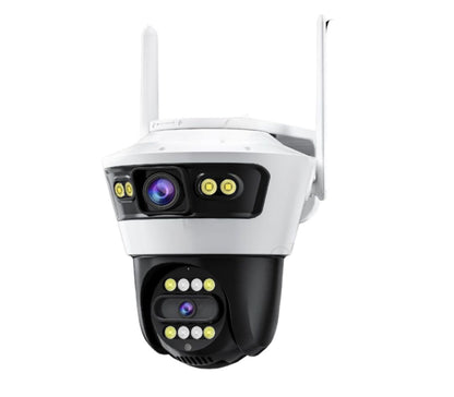 Telecamera Wi-Fi Compatibile con Videosorveglianza - Resistente, IP66, con Rotazione 355° e Sensore di Movimento