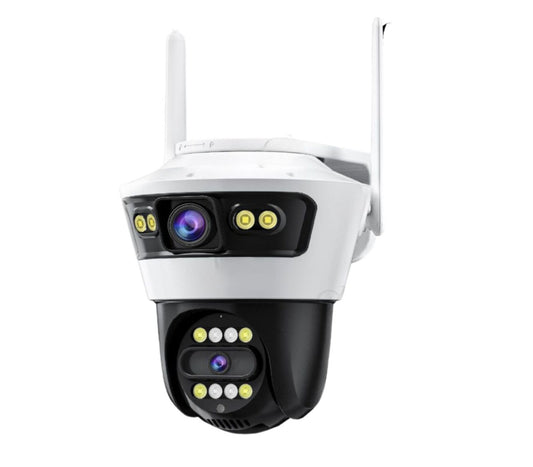 Telecamera Wi-Fi Compatibile con Videosorveglianza - Resistente, IP66, con Rotazione 355° e Sensore di Movimento