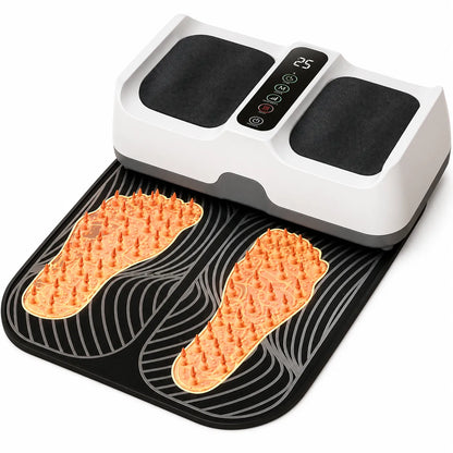 Massaggiatore Plantare EMS Riscaldante 42°C – Stimolazione Muscolare e Relax per Piedi e Gambe