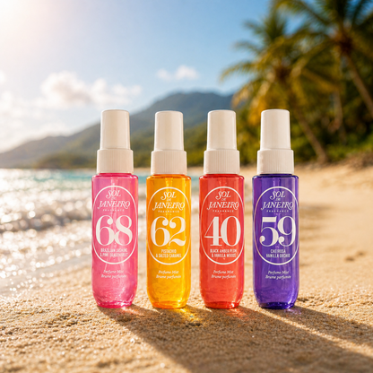 Sol de Janeiro Cheirosa Perfume Mist Set 4x30ml – Set Profumi Donna 62, 68, 40, 59 – Fragranze Dolci e Tropicali – Idea Regalo
