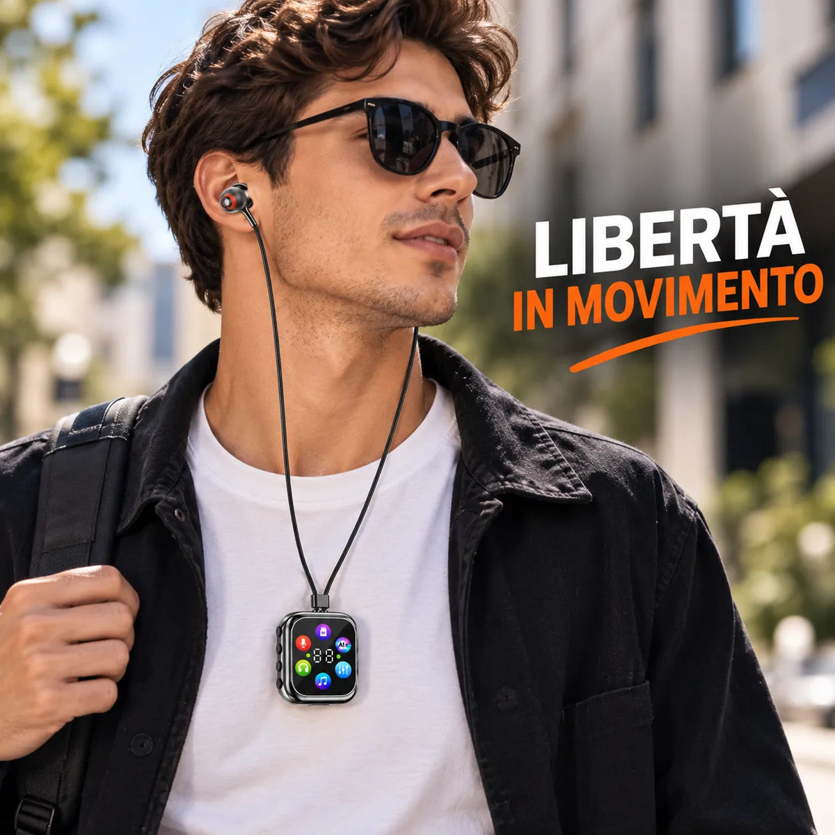 Auricolari Bluetooth 5.4 BTJBL L1 con display LED, microfono e lettore TF/MicroSD