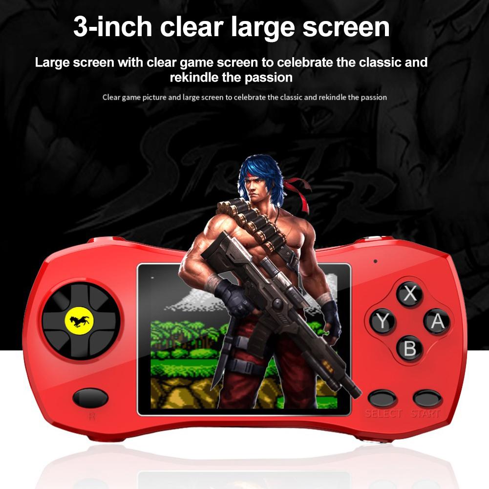 Mini retro console di gioco famiglia pocket lettore di videogiochi con schermo IPS HD da 3 pollici incorporato 620 giochi bambino