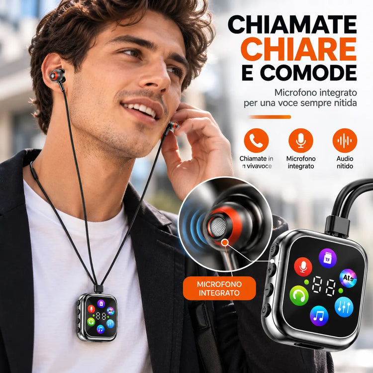 Auricolari Bluetooth 5.4 BTJBL L1 con display LED, microfono e lettore TF/MicroSD