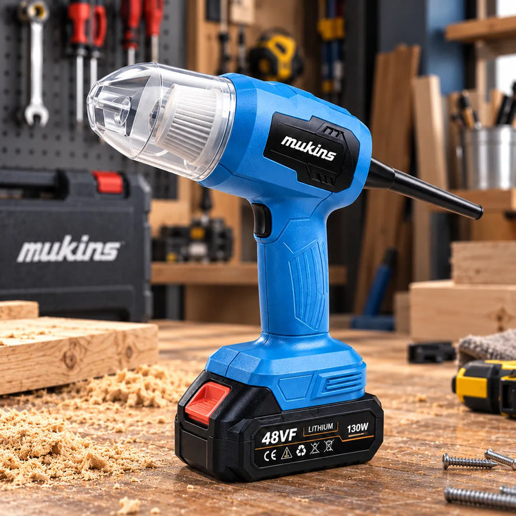 Mini Aspirapolvere Portatile a Batteria Rimovibile 130W – Elettrico Senza Fili per Auto, Casa, Divani e Tastiere, Contenitore Polvere da 65 ml
