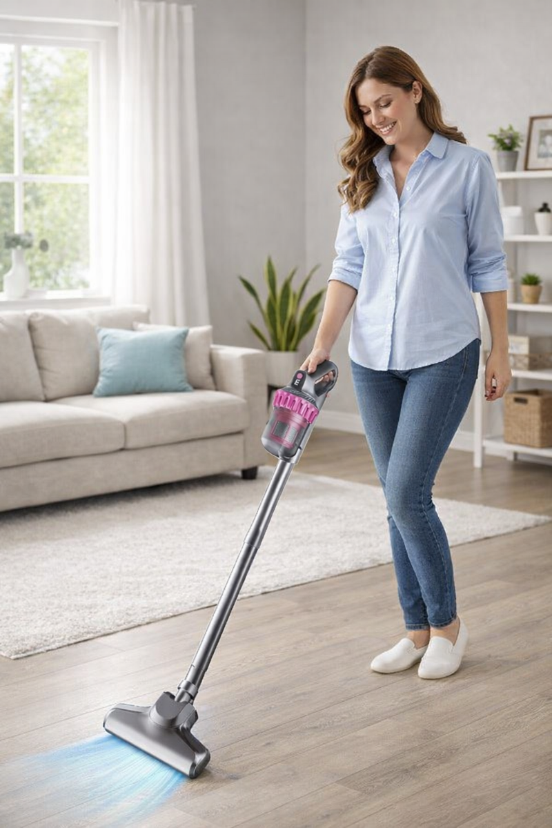 Aspirapolvere Senza Fili 4 in 1 – Rimuovi acari  Potente, Versatile e Ricaricabile