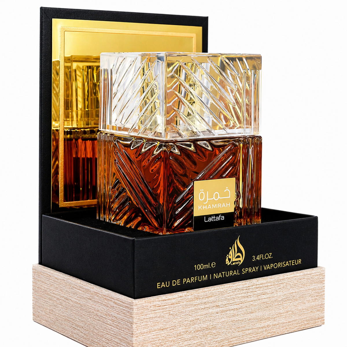Profumo Khamrah Lattafa 100ml Eau de Parfum – Fragranza Orientale Intensa e Sensuale Uomo Donna