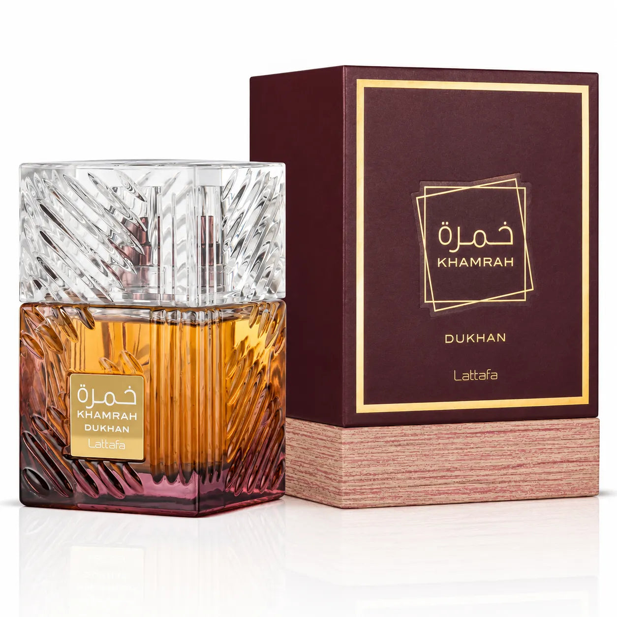 Lattafa Khamrah Dukhan Eau de Parfum 100 ml – Profumo Unisex Intenso e Speziato con Note di Tabacco, Ambra e Spezie Orientali