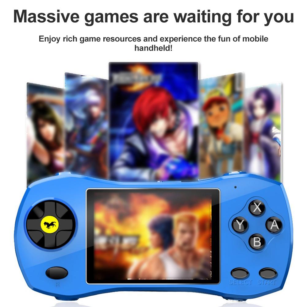Mini retro console di gioco famiglia pocket lettore di videogiochi con schermo IPS HD da 3 pollici incorporato 620 giochi bambino