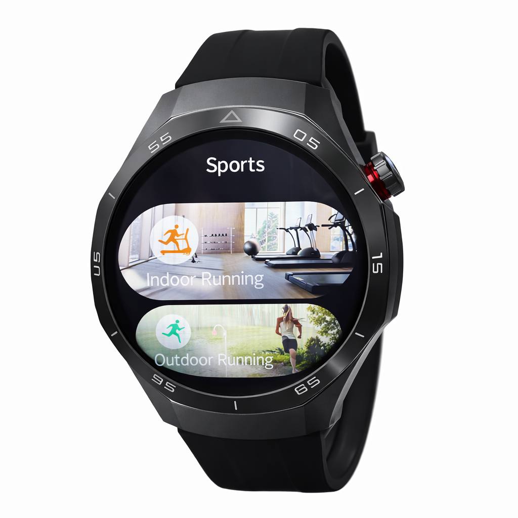 Smartwatch H2 con Chiamate, Notifiche, Monitoraggio Salute e Sport, 3 Cinturini Intercambiabili