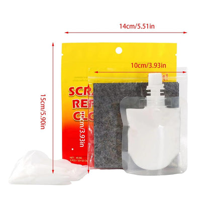 Pasta Riparatrice per Graffi Auto – Kit Restauratore Vernice Multiuso con Gomma Antigraffio