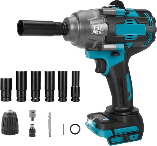 Avvitatore a percussione elettricoa Batteria 88V ad Alta Coppia – Velocità Variabile, Rotazione Avanti/Indietro