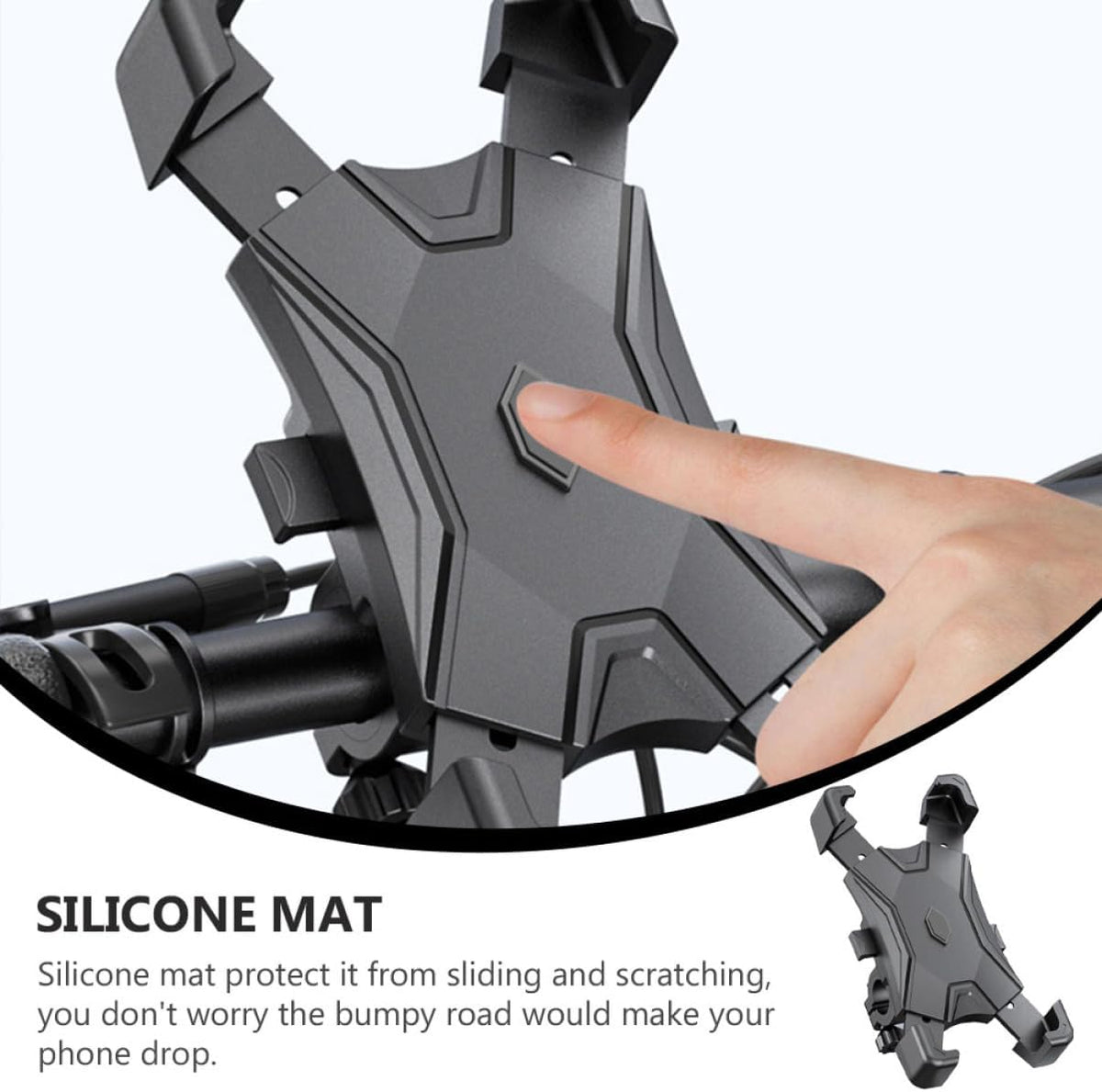Supporto Telescopico Universale per Smartphone – Per Moto, Scooter e Biciclette
