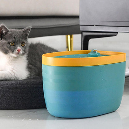 Fontana per gatti abbeveratoio di acqua silenzioso usb elettrico per interni