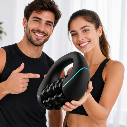 Massaggiatore Muscolare Elettrico Relixa Pro – Massaggio Percussivo 3 Velocità, Rulli Motorizzati, Sollievo Profondo Schiena Collo Corpo