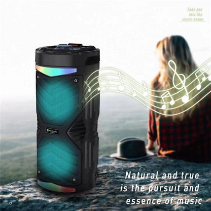Cassa bluethoot con microfono per karaoke andowl