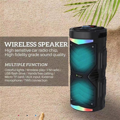 Cassa bluethoot con microfono per karaoke andowl