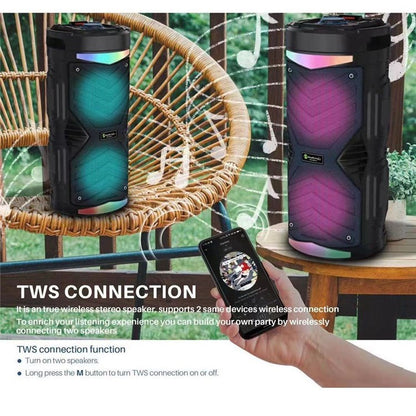 Cassa bluethoot con microfono per karaoke andowl