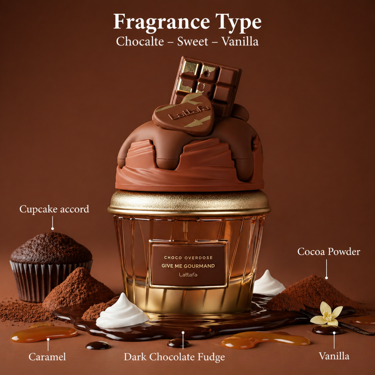 Lattafa Choco Overdose Give Me Gourmand Eau de Parfum 75 ml