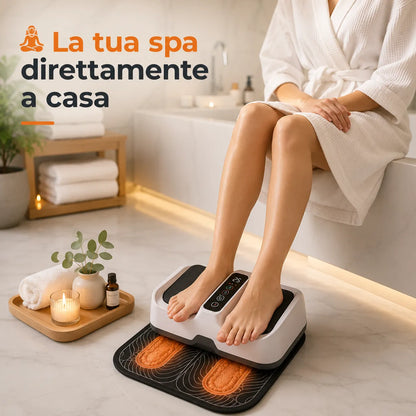 Massaggiatore Plantare EMS Riscaldante 42°C – Stimolazione Muscolare e Relax per Piedi e Gambe