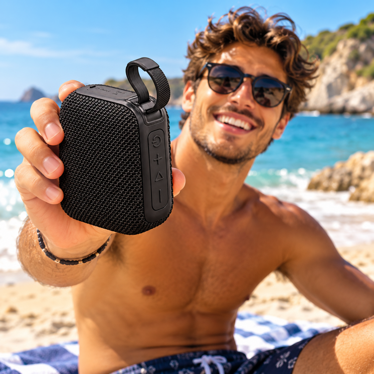 Mini Altoparlante Bluetooth SKYLA SKY-5601 10W 2400mAh Speaker Portatile con Maniglia, USB, TF e Type-C