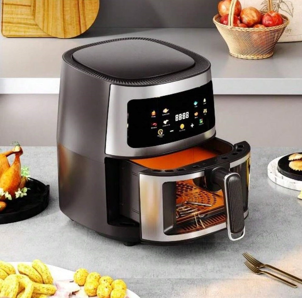 Friggitrice ad aria con display digitale 8 litri 2400watt