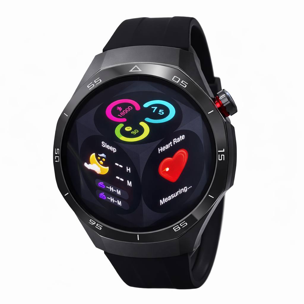 Smartwatch H2 con Chiamate, Notifiche, Monitoraggio Salute e Sport, 3 Cinturini Intercambiabili