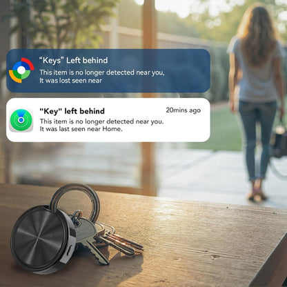 Smart Tag GPS Bluetooth per iOS e Android – Localizzatore Oggetti Compatibile con “Dov’è” Apple e “Trova il mio dispositivo” Google – Impermeabile IP67 – Batteria CR2032 – Avviso Smarrimento