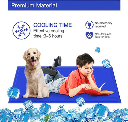 Tappetino refrigerante per cani tappeto rinfrescante cane materassino refrigerante per animali coperta fresca gatto cucce rinfrescanti cuscino rinfrescante per cane e gatti