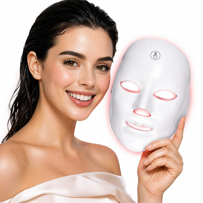 Maschera LED Viso 7 Colori – Dispositivo di Bellezza per la Cura della Pelle – Skin Care Device Ricaricabile
