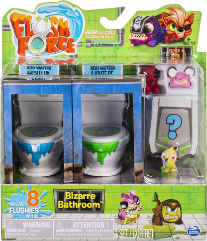 Bizak bizarre bathroom multicolore 8 personaggi da collezione