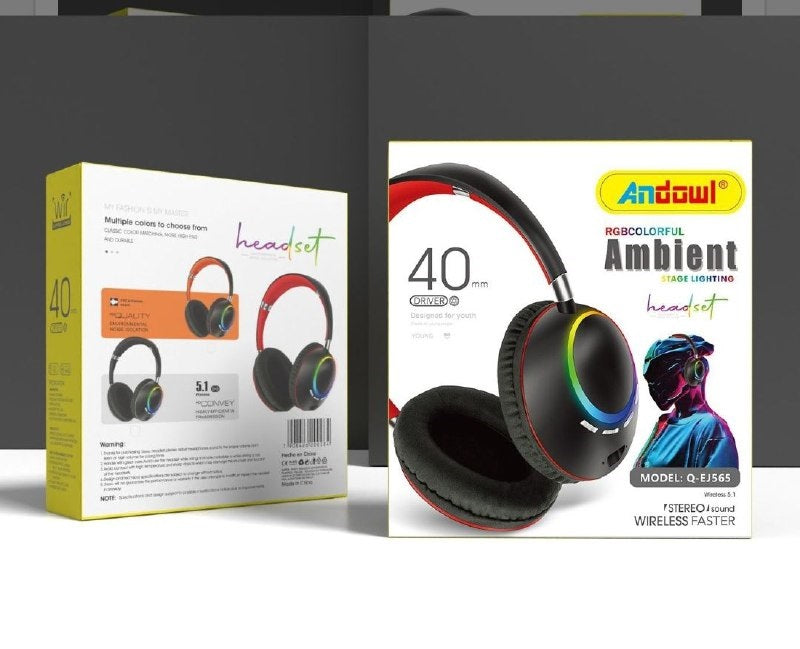 Auricolari bluetooth senza fili bluetooth 5.0 big ear gaming auricolare wired headset gamer sport hifi sport cuffie blutooth wireless earbuds