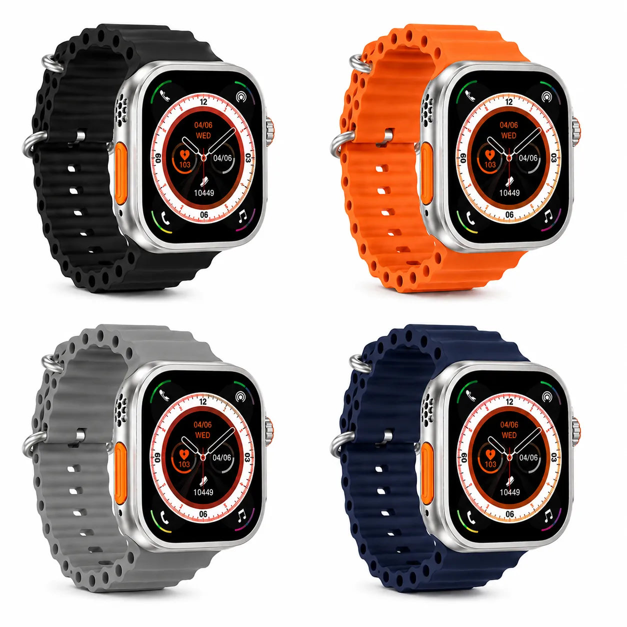 Smartwatch S9 Ultra BIG 49 mm – Display HD 2.1", Chiamate Bluetooth, Monitor Salute, Fitness Tracker, Notifiche e Modalità Sportive
