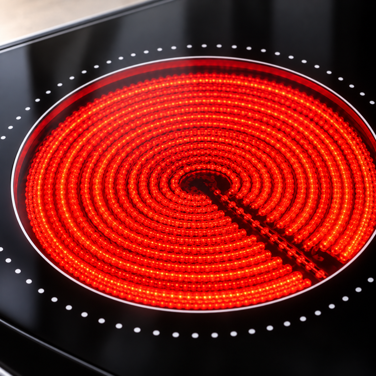 Piastra Elettrica a Infrarossi 2000W Richpower RPIF-578, Fornello Portatile in Vetroceramica con Comandi Touch, Funzioni di Cottura, Protezione dal Surriscaldamento e Spegnimento Automatico – Nero
