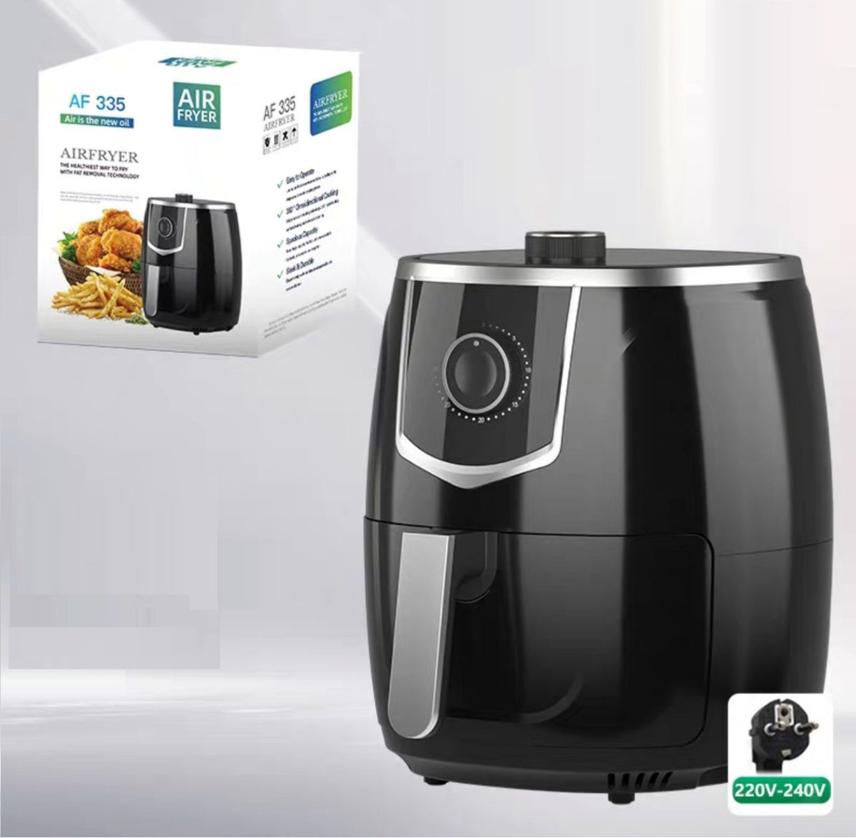 Friggitrice ad aria calda 15 litri senza olio air fryer