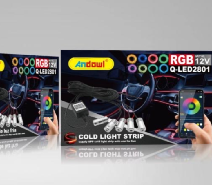 Striscia LED Decorativa RGB  – Illumina e Personalizza la Tua Auto