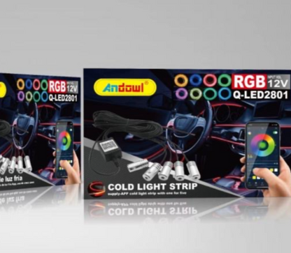 Striscia LED Decorativa RGB  – Illumina e Personalizza la Tua Auto