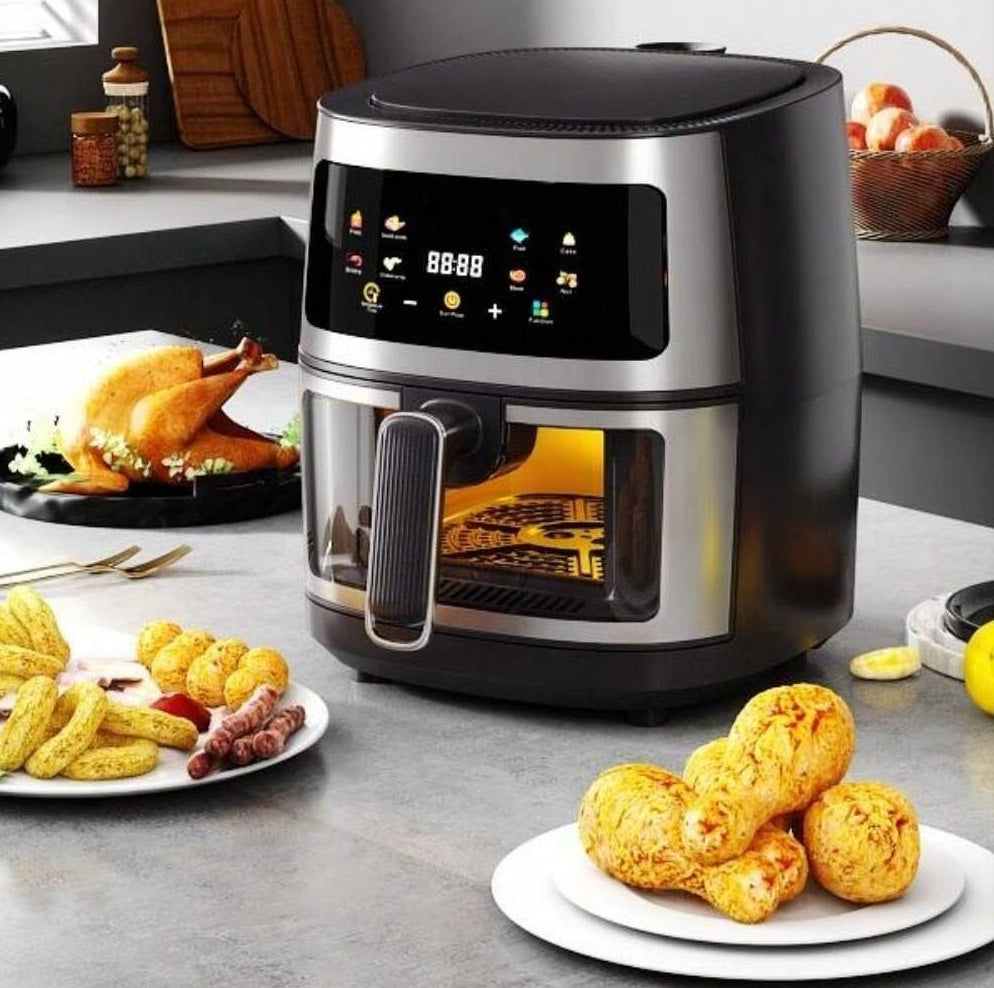 Friggitrice ad aria con display digitale 8 litri 2400watt
