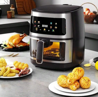 Friggitrice ad aria con display digitale 8 litri 2400watt