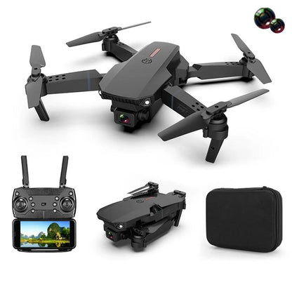 Drone E88/E99 Pieghevole HD WiFi FPV  Mini Quadcottero con Telecomando 2.4GHz