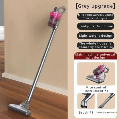 Aspirapolvere Senza Fili 4 in 1 – Rimuovi acari  Potente, Versatile e Ricaricabile