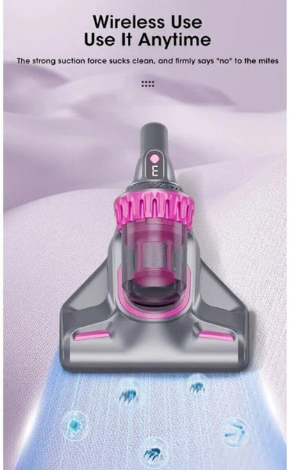 Aspirapolvere Senza Fili 4 in 1 – Rimuovi acari  Potente, Versatile e Ricaricabile