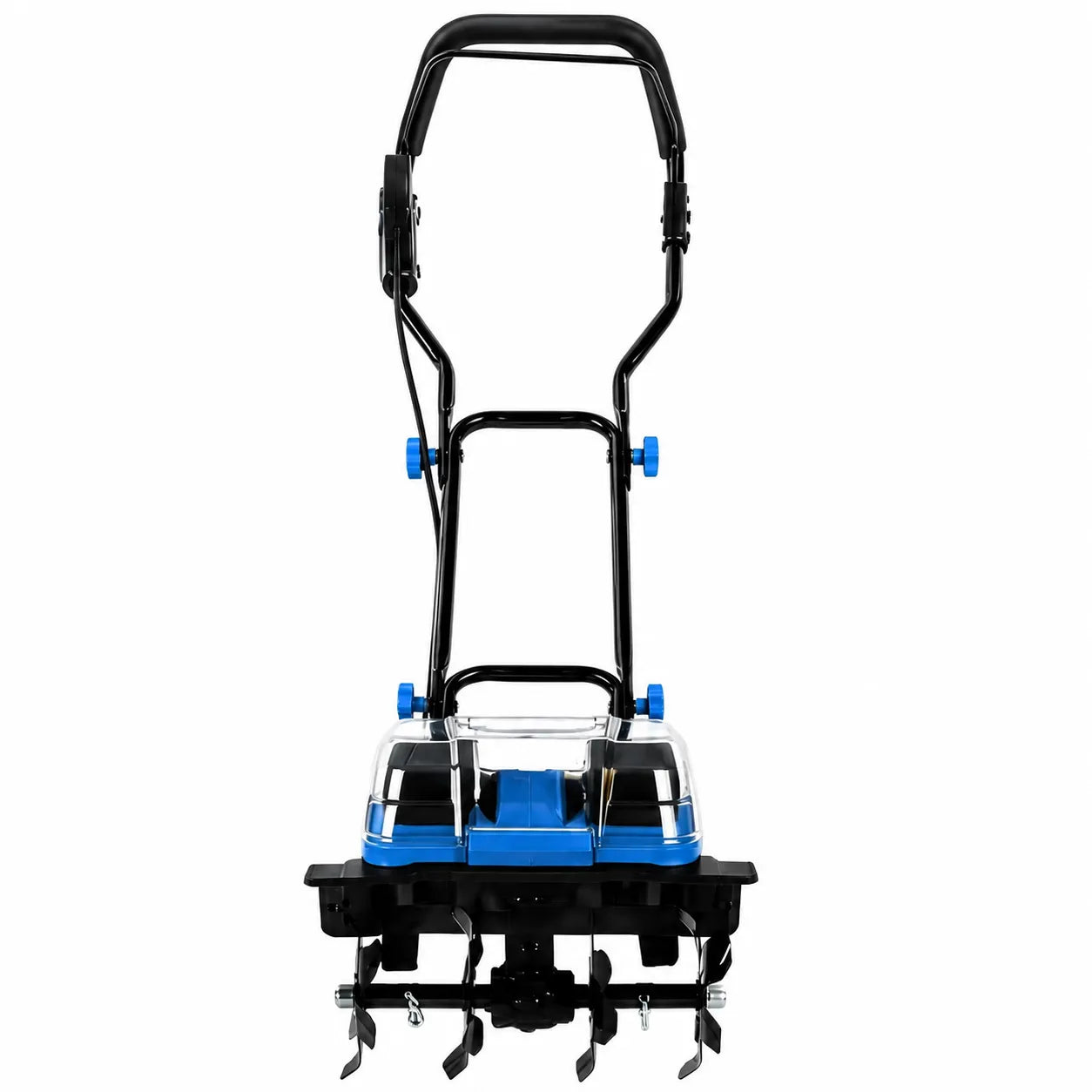 Motozappa Elettrica a Batteria Mukins NL-3579 88VF 550W con 2 Batterie al Litio, Coltivatore da Giardino Cordless, Larghezza Lavoro 30 cm, Profondità 20 cm, Manubrio Regolabile, 18000 giri/min