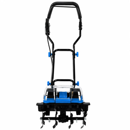 Motozappa Elettrica a Batteria Mukins NL-3579 88VF 550W con 2 Batterie al Litio, Coltivatore da Giardino Cordless, Larghezza Lavoro 30 cm, Profondità 20 cm, Manubrio Regolabile, 18000 giri/min