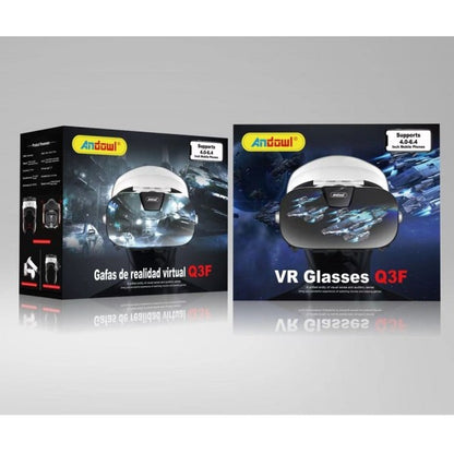 Occhiali Q3f 3d Smartphone Per Realtà Virtuale Vr Cuffie Stereo